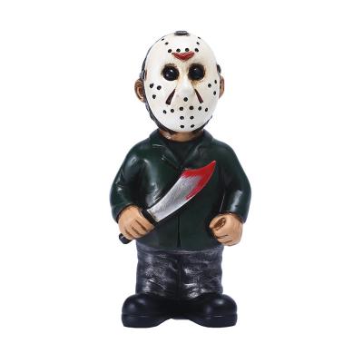 China European Europe Movie Character Figurine JASON VOORHEES Decoration Halloween Gifts Resin Table Indoor Ornament for sale