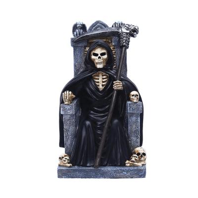 China European Europe Halloween Death Figurine Holiday Decoration Halloween Gift Resin Ornament for sale