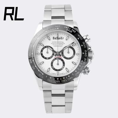 China Factory 4130 Chronograph RL Chronograph Movement 904L Stainless Steel Sapphire Glass Waterproof Luxury RLX Watch Men for sale