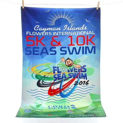 China New QUICK DRY Custom Microfiber Heat Transfer Printed Beach Towels for sale