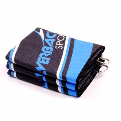 China QUICK DRY Microfiber Waffel Waffle Printed Golf Towels for sale