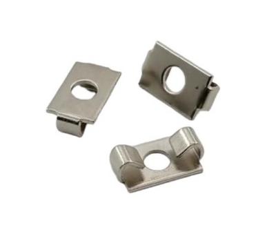 China YD.T08.0X0 metal concealed inner small bracket aluminum profiles connected with steel elastic fasteners screw connector for sale