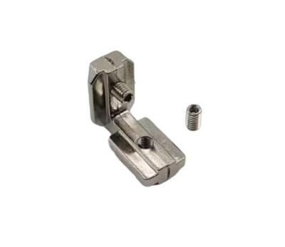 China YD.T09.0X0 90 Degree Zinc Alloy L Shape Aluminum Inside Herringbone Corner Joint Connector for sale