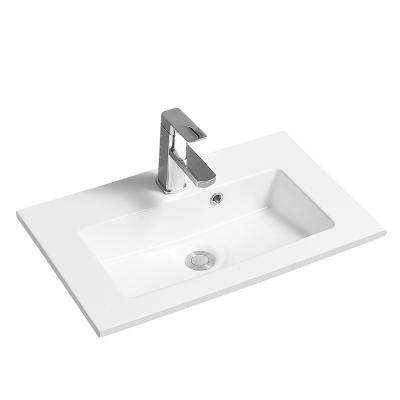 China JM4024B-61 610*360*145 Modern Small Basin Ceramic Bathroom Vanity Top Sink Wash Basin Convenience for sale