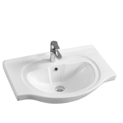 China Modern JM6098-55 550*410*180 Top Class Small Size Patterned Ceramic Bathroom Sink for sale