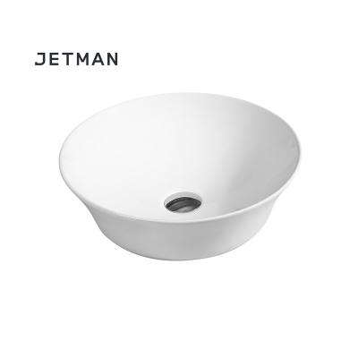 China JM7837-41 410*410*125 Modern Wholesale Wash Art Sinks Round Ceramic Art Basin for sale