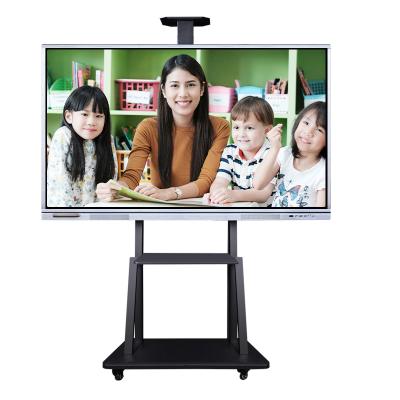 China School teaching 55 65 weier 75 inch manufacturer price 86 inch touch screen interactive flat panel for school for sale