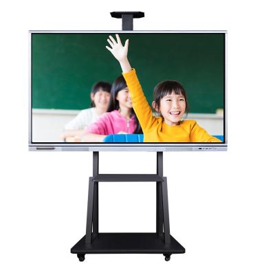 China Teaching and meeting 55 65 75 weier interactive flat panel 86 inch all in one computer touch screen for sale for sale