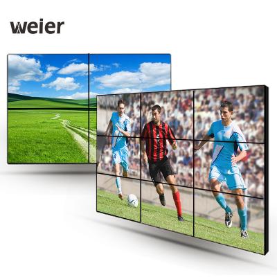 China Indoor Weier 43 49 55 65 Inch Commercial Lcd Digital Advertising Full HD 3g Wifi Video Player Lcd Wall Advertising Screen for sale