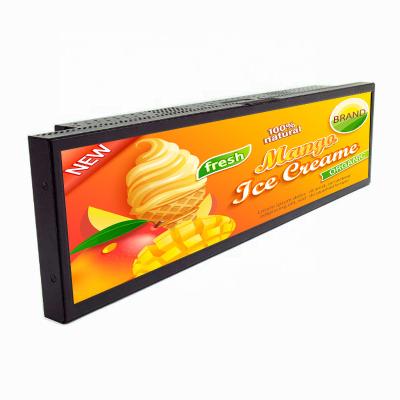 China Weier Indoor Advertising Panel Touch Screen 1920X720 Monitor Display Type Ultra Large Stretched Bar LCD Display for sale