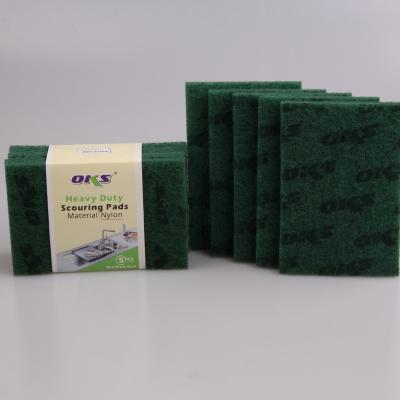 China Sustainable Scouring Pads Kitchen Cleaner Polyester Pad OKS-101AG-5 Sponge for sale