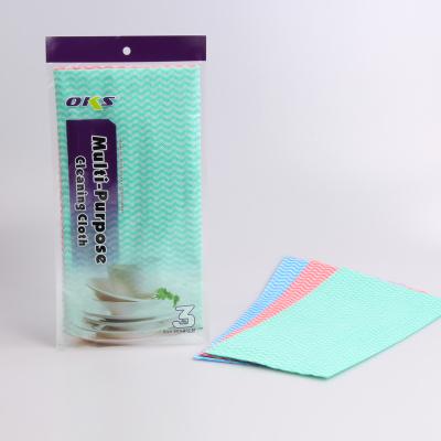 China Viable Custom Microfiber Cleaning Cloth Kitchen Microfiber Cleaning Towel Super Absorbent Cloth OKS-3060 for sale