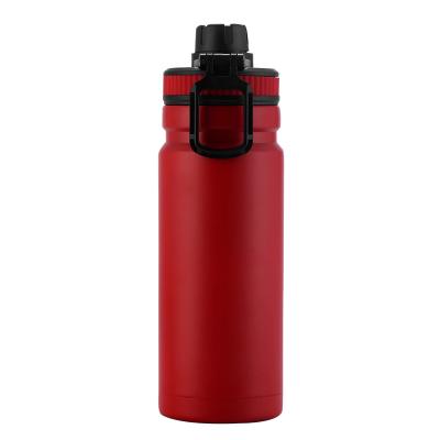 China Amazon hot custom sports water bottle high quality safety 304 stainless steel space water bottle large capacity insulated sports water bottle for sale