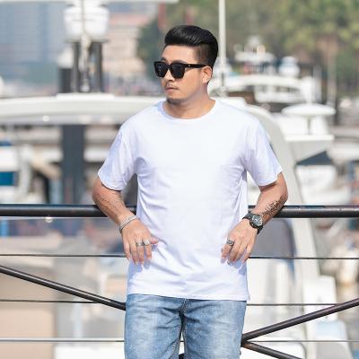 China 2022 Hot Custom Made Oversized White T Shirts Viable For Men's 100% Cotton Printer Stylish Top Quality Big And Tall Plus Size For Men for sale