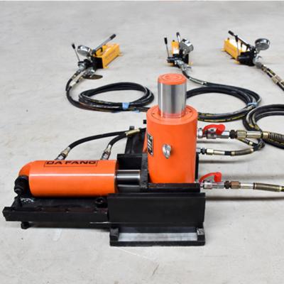 China 500 Ton Construction Hydraulic Jack 63Mpa Telescopic Heavy Duty Hydraulic Jack 100 Ton Hydraulic Cylinder for sale