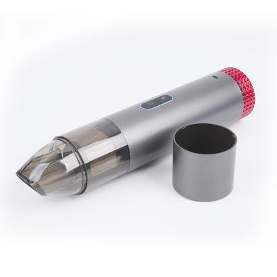 China ABS 3400Pa 65W Flashlight Mini Wireless Portable Car Vacuum Cleaner For Car for sale