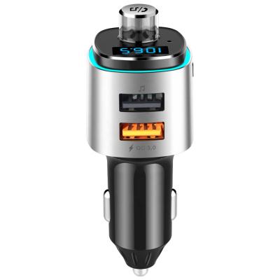 China Dual USB car charger mp3 reproductor de musica Para muzik de carro del coche radio calar with fast charger QC3.0 FM function for sale