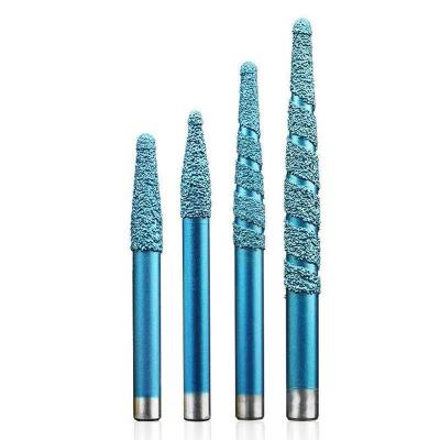 China Carbide Welded Diamond Engraving Router Bit Stone Milling Cutter Marble Granite Cutting Tool Blades Carving Knife CNC Machine for sale