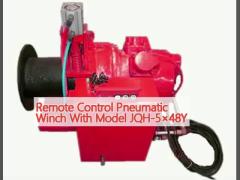 Remote Control Pneumatic Winch With Model JQH-5×48Y 