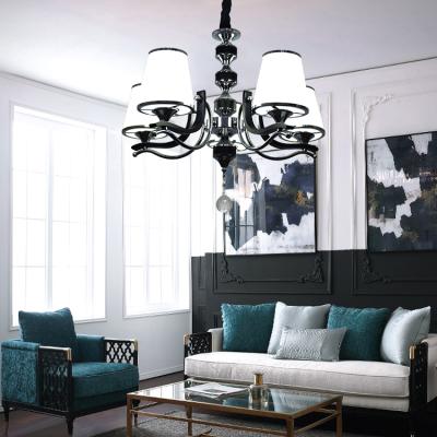 China Latest Design Contemporary Interior Living Room Dining Room Iron Decoration Modern Luxury Led Pendant Lights for sale