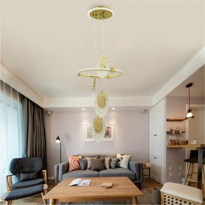 China Modern Simple Style Living Room Dining Room Bedroom LED Pendant Light Hanging Chandelier for sale