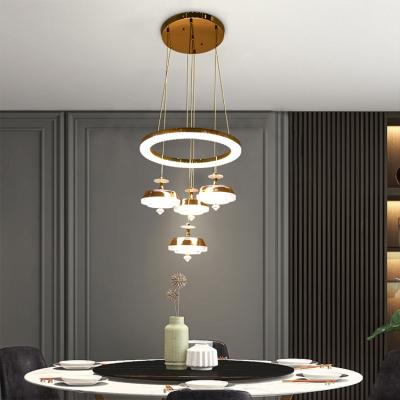 China Modern Luxury Hot Sale Modern Indoor Living Room Decoration Bedroom Dining Room LED Pendant Light for sale