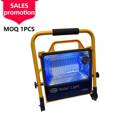 China Garden Sale Promotional Outdoor Waterproof ABS Ip65 100watt 200watt Smd Emergency Led Solar Flood Lamp for sale