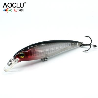 China Wobbler 100mm 12.5g 1m ABS Plastic Promotion Discount Deep Minnow Floating Hard Diving Lure With VMC Hooks Tackle for sale