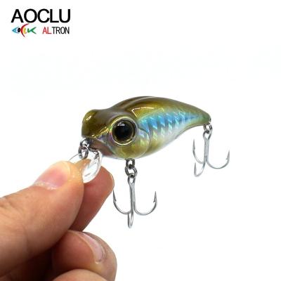 China ABS AOCLU Minnow 5cm Plastic Hot Floating Wobblers 5.7g Jerkbait Hard Bait Small Minnow Crankbait Lure Tackle VMC Crank Fishing Hook for sale