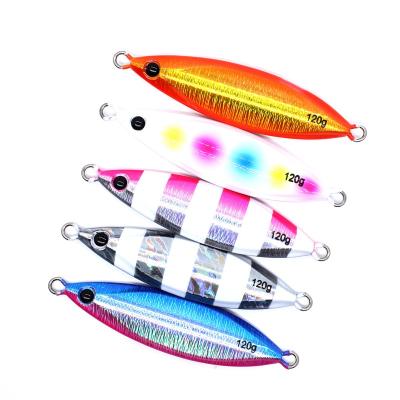 China Metal Jig 80g Lead Free Slow Shipping Strong Bright UV Coating For Spanish Mackerel Tuna Cast Jigging for sale