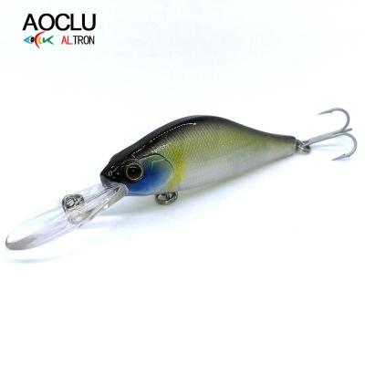 China ABS Plastic AOCLU Floating High Speed ​​Hard Floating Lure Fishing Minnow Shad 7cm Wobblers 9.2g Jerkbait Bait Deep Diver For Bass for sale