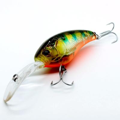 China AOCLU ABS Floating 9cm Crank Wobblers 13g Hard Bait Minnow Fishing Lures Diving 1.6m With VMC Hooks For Saltwater Trolling for sale