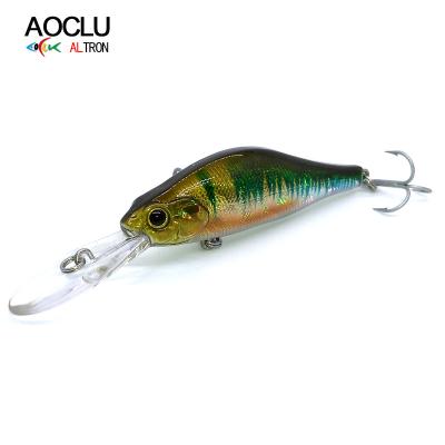 China ABS Plastic AOCLU Floating High Speed ​​Hard Floating Lure Fishing Minnow Shad 7cm Wobblers 9.2g Jerkbait Bait Deep Diver For Bass for sale