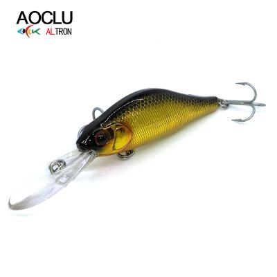 China ABS Plastic AOCLU Floating High Speed ​​Hard Floating Lure Fishing Minnow Shad 7cm Wobblers 9.2g Jerkbait Bait Deep Diver For Bass for sale