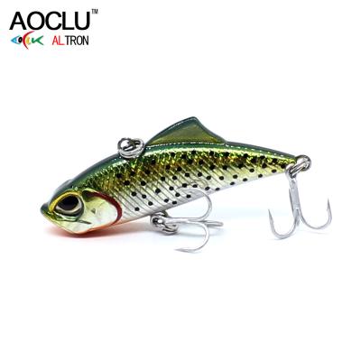 China AOCLU ABS Plastic Mini VIB 45mm 5.3g Hard Sinking Bait Fishing Lure With Lead Moving Weight For Bottom Casting for sale