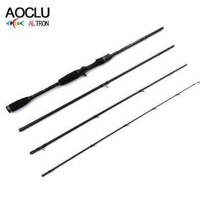 China AOCLU Carbon Qualified Fishing Rod IM7 100% Carbon 30T 4 Sections 7'M Spinning and Baitcasting styles for Saltwater/Freshwater Fishing for sale