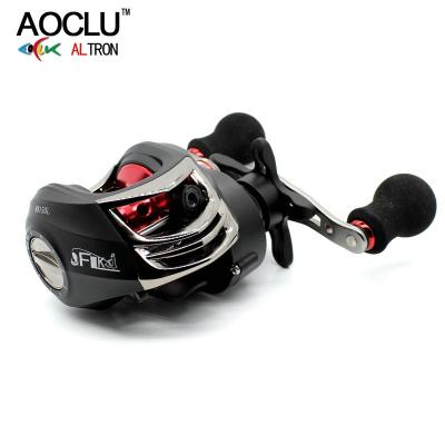 China AOCLU Baitcasting Reel 5+1 Stainless Steel Max Drag Power Super Soft Ball Bearings to 8KG Right/Left Hand Fishing Reel for sale