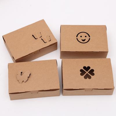 China Disposable Disposable Fried Chicken Snack Sushi Fruit Salad Snack Bowl Paper Packing Takeout Packing Box for sale