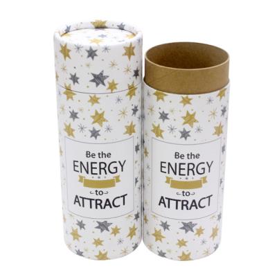 China Handmade Custom Size Coffee Bean Or Powder Kraft Round Tube Packaging Cylinder Paper Tubes for sale