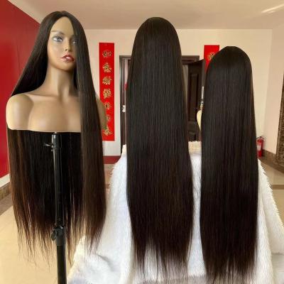 China Brazilian Raw Sheer Lace Body Wave Human Hair Front Wig Bone Straight 13x4 30 Inch Hair Wigs For Black Women for sale