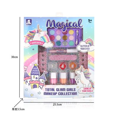 China ABS Plastic Real Hot Selling Makeup Nail Sticker Kid Cosmetic Set For Kids for sale