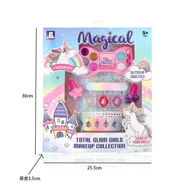 China Outstanding Quality ABS Plastic Nail Polish Kid Makeup Set For Kids Girls for sale