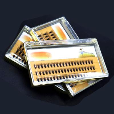 China Long Natural Eyelashes Vendor Pre Made Fans Russian Lashes Premade Volume Fans Eyelash Extensions for sale