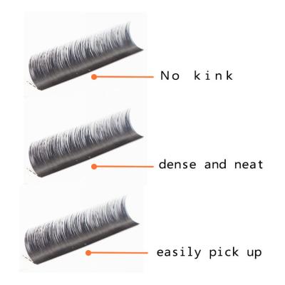 China Self esay natural soft hot sale individual eyelash extension fast fanning automatic fan whips with high quality for sale