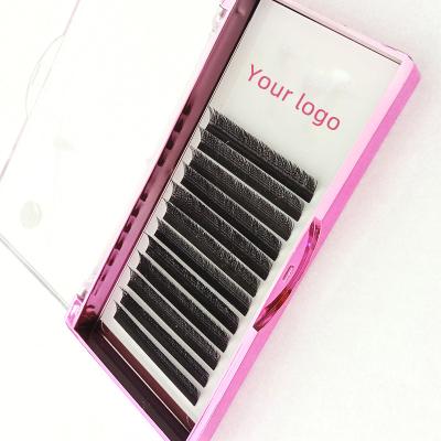 China Individual Lash Mink Y Light Blend Yy Whips Extension 0.07 Double Tips Eyelash Extension Y for sale