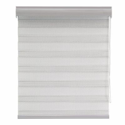 China Soft Custom Zebra Blinds Day Night Adjsuting Free Dobby Fabric Double Layer Roll Banded Blinds for sale