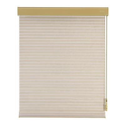 China Window Shades 25mm Shangri-La Soft Sheer Horizontal Indoor Roller Shades Bedroom Blind Curtains for sale