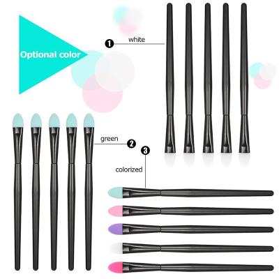 China Factory Wholesale Professional Silicone Makeup Brush Set Eyeshadow Brush Kit Mask Moisturizers Applicator Makeup GSL055 for sale