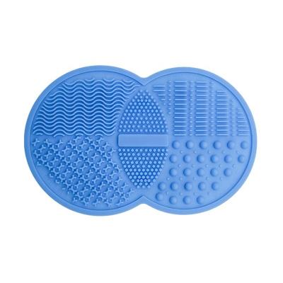 China Hot Sale Cosmetic Mat Portable Washing Tool Scruber Brush Cleaner New Makeup Brush Cleaner Silicone Makeup Brush Cleaner Home Use Protection for sale