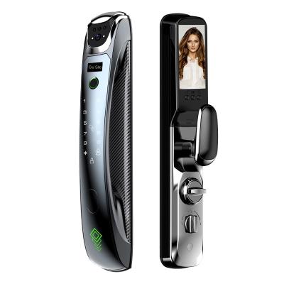 China Youzhiyunjia Full Automatic Smart Lock WiFi Wireless Fingerprint Password RFID Card App Digital Door Lock With Camera for sale